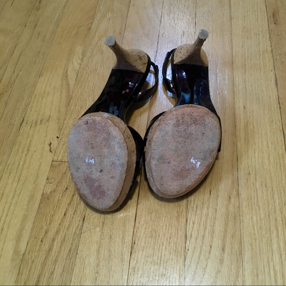 STUART WEITZMAN Patent Peeptoe Slingbacks - Picture 8 of 16